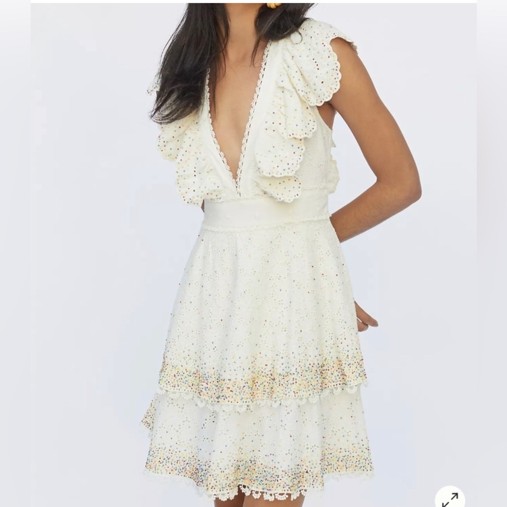 FARM Rio Eyelet Patch Dress size M. New with tags.